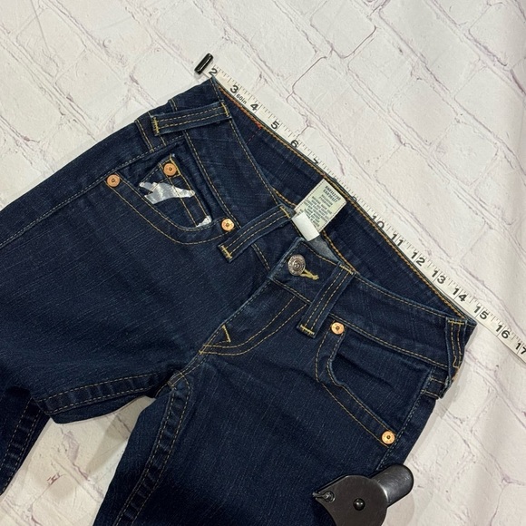TRUE RELIGION BRAND JEANS “JOEY” boot cut flare Women's Blue Denim Pants 27 EUC - Picture 6 of 15